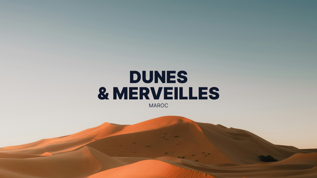 Maroc : Moto Tour - Dunes et oasis